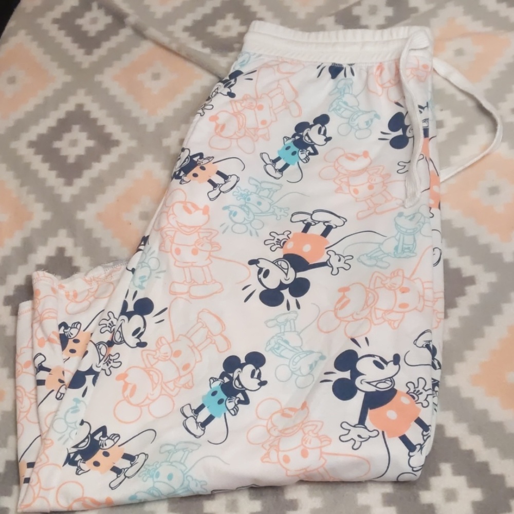 Mickey Mouse Womens Sleep Capris